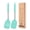Green, variant on Pack of 2 Silicone Solid Turner, Non Stick Slotted Kitchen Spatulas, High Heat Resistant BPA Free Cooking Utensils, Ideal Cookware for Fish, Eggs, Pancakes(Blue)