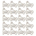 thumbnail image 3 of Clips en Papier en Forme de 20 Pcs, Clips en Papier pour Bureau, Sortie Haute Intensité, 3 of 8