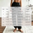 thumbnail image 4 of TaTaai Womens Solid Stretch Yoga Pants with Smocked Waist Loose Casual Trousers Bottoms for Daily Gym Workout, 4 of 9