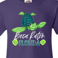 thumbnail image 4 of Inktastic Boca Raton, Florida Happy Sea Turtle Youth T-Shirt, 4 of 5