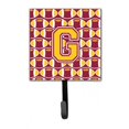 thumbnail image 1 of Letter G Football Maroon & Gold Leash or Key Holder, 1 of 1