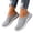 Gray, variant on YOUYEDIAN Mules for Women Fashion Breathable Mesh Slip On Round Toe Versatile Sport Flats Casual Cut-Out Design Soft Walking Shoes