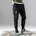 thumbnail image 1 of Pantalons Cargo Tactiques pour Hommes, Multi-Poches, Décontractés, pour l'Entraînement, Joggeurs, Randonnée, 1 Pce, 1 of 5