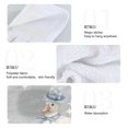 thumbnail image 4 of Haosy 2 Pack Kitchen Wash Cloths with Hanging Loops Absorbent Absorbent Quick Drying Hand Towels, Ducks with Hat and Stars, 4 of 7