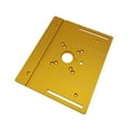 thumbnail image 1 of Unatoiry Aluminium Alloy Wood Milling Flip Board Convenient Addition To Woodworking Tools Easy To Ergonomic gold, 1 of 6