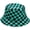 Green, variant on ZhangBaoLin Plaid Bucket Hat for Men Women Solid Color Beach Sun Hat Packable Outdoor Fishing Hat Y2K Trendy Fisherman Cap