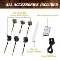 thumbnail image 5 of Prescott Bristle Dartboard Cabinet Set, Official Size Dart Board, by Barrington Billiards, 5 of 10