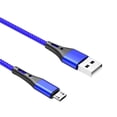 thumbnail image 1 of Moyic Cable de carga de 1/2 metros, Cable Micro USB, Cable de datos de rápido, Cable trenzado de nailon para teléfono móvil, accesorio para Teléfono y Comunicación Azul 2M, 1 of 1