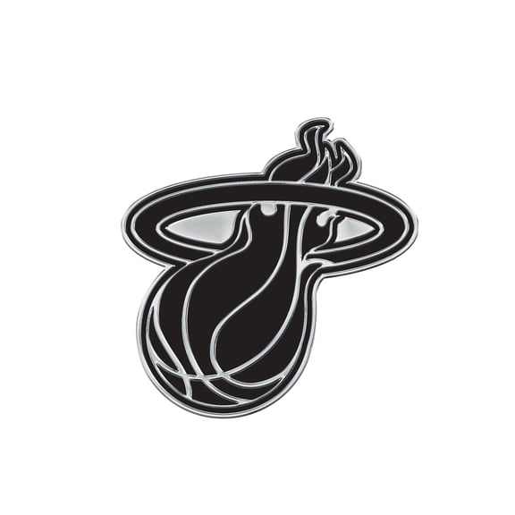WinCraft Miami Heat Team Chrome Car Emblem