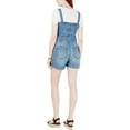 thumbnail image 2 of American Rag Womens Juniors Denim Button Up Shortalls Blue 3, 2 of 2