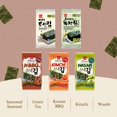 thumbnail image 4 of Roasted Seaweed Snack, Korean Barbeque Flavored, Keto-friendly, Healthy Snack 0.14 Ounce, Pack of 16, 4 of 5