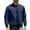 Blue, variant on Men's Jackets-Bomber Jacket Fall Warm Windbreaker Full Zip Casual Coats Blue M