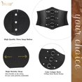 thumbnail image 3 of JASGOOD Women Corset Belts Wide Elastic Waspie Black Waist Belt for Dress, 3 of 10