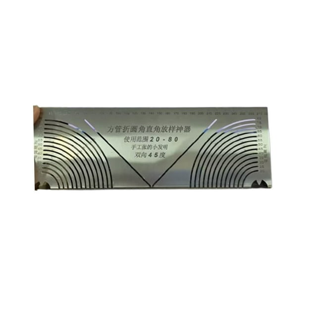 weibbin Angle And Curve Marking Tool Angle And Curve Marking Tool 2024 Adjustable Straight Line Curve Double-Purpose Scriber Line Drawing Tool