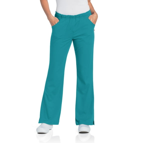 Urbane Women's Ultimate Modern Tailored Fit Breathable Fade Resistant 2 Pockets Pull On Basic Pull On Scrub, Style 9306
