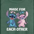 thumbnail image 3 of Lilo & Stitch - Made For Each Other - Women's Lightweight French Terry Long Sleeve Shirt, 3 of 5