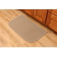 thumbnail image 4 of Sloppy Chef D-Shape Kitchen Rug: 18 x 30, Skid-Resistant Latex Backing, Beige, 4 of 4