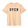 thumbnail image 2 of Camiseta de mujer con cuello redondo, camiseta básica, camisetas de verano para vacaciones, desplazamientos, calle, playa, trabajo L, 2 of 8