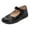 Black, variant on Fozruso Girls Sandals For Kids Summer Soft Sole Casual Dance Shoes Fashionable British Style Mary Jane For Girls Age 5 12 Comfortable Everyday Wear With Dresses,Sizes 11.5 Big Kid 26(Black)