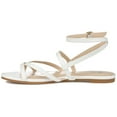 thumbnail image 3 of Journee Womens Serissa Multi Strap Flat Sandals, 3 of 10