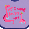 thumbnail image 4 of Inktastic My Gammy Loves Me Girls Gift Girls Baby Bib, 4 of 4