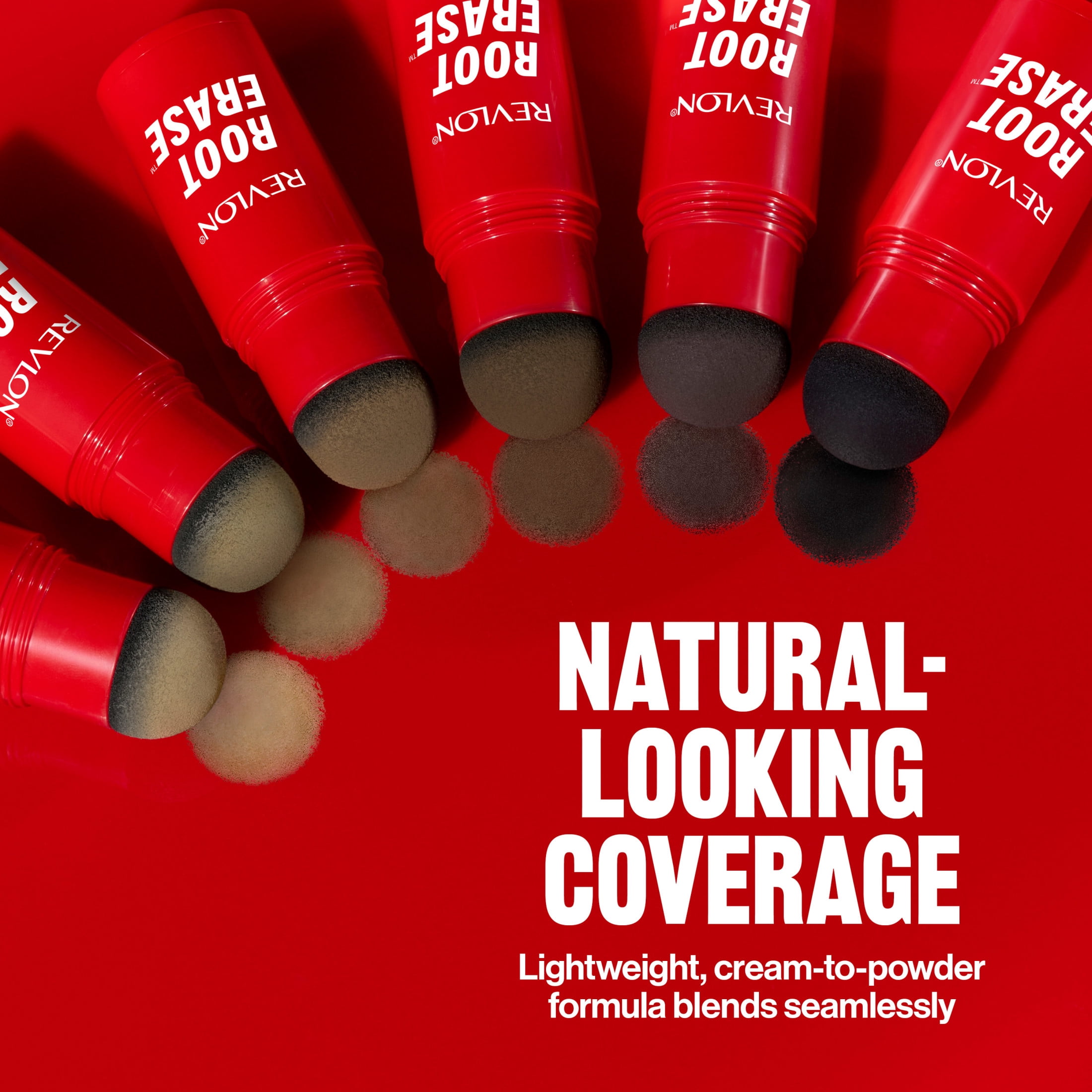 Revlon Root Erase Hair Concealer, Dab & Swipe Instant Root Cover Up, Temporary, 02 Dark Brown, 0.10 oz