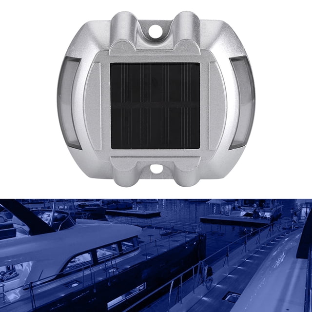 Lumière d'Allée, Lampe de Marche Extérieure Étanche à Énergie Solaire 6 LED, Distance de Vision de Plus de 1000 Mètres avec Lampe de Route à 3 Voies pour Marche Extérieure