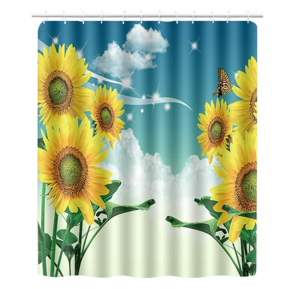 Bathroom Curtain,180x180cm Beautiful Print Shower Waterproof Shower Curtain Bath Curtain Custom Engineered