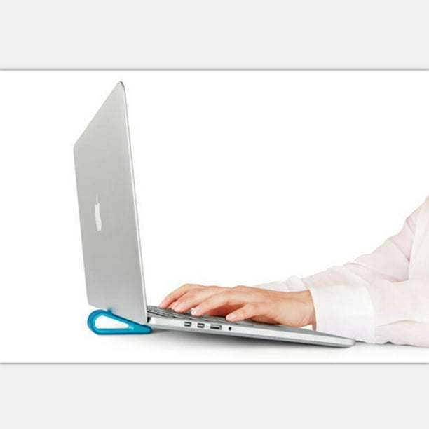 Blue 4 Pieces Laptop Stand, Laptop Stand, Notebook Riser, Mini Non-Slip ...