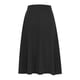 thumbnail image 4 of Faldas Umfun para mujer, lisas, elásticas, de cintura alta, línea A, plisadas, con dobladillo suelto, básicas, informales, versátiles, maxifalda, falda midi, color caqui, talla S, 4 of 5