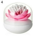 thumbnail image 2 of Ludlz Lotus Cotton Swab Holder, Small Q-Tips Toothpicks Storage Organizer, 1 Pc Lotus Home Decor Toothpick Cotton Bud Swab Holder Storage Box 4 Colors, 2 of 7