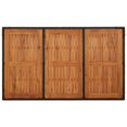 thumbnail image 3 of vidaXL Garden Table with Wooden Top Black 150x90x75 cm Poly Rattan, 3 of 4