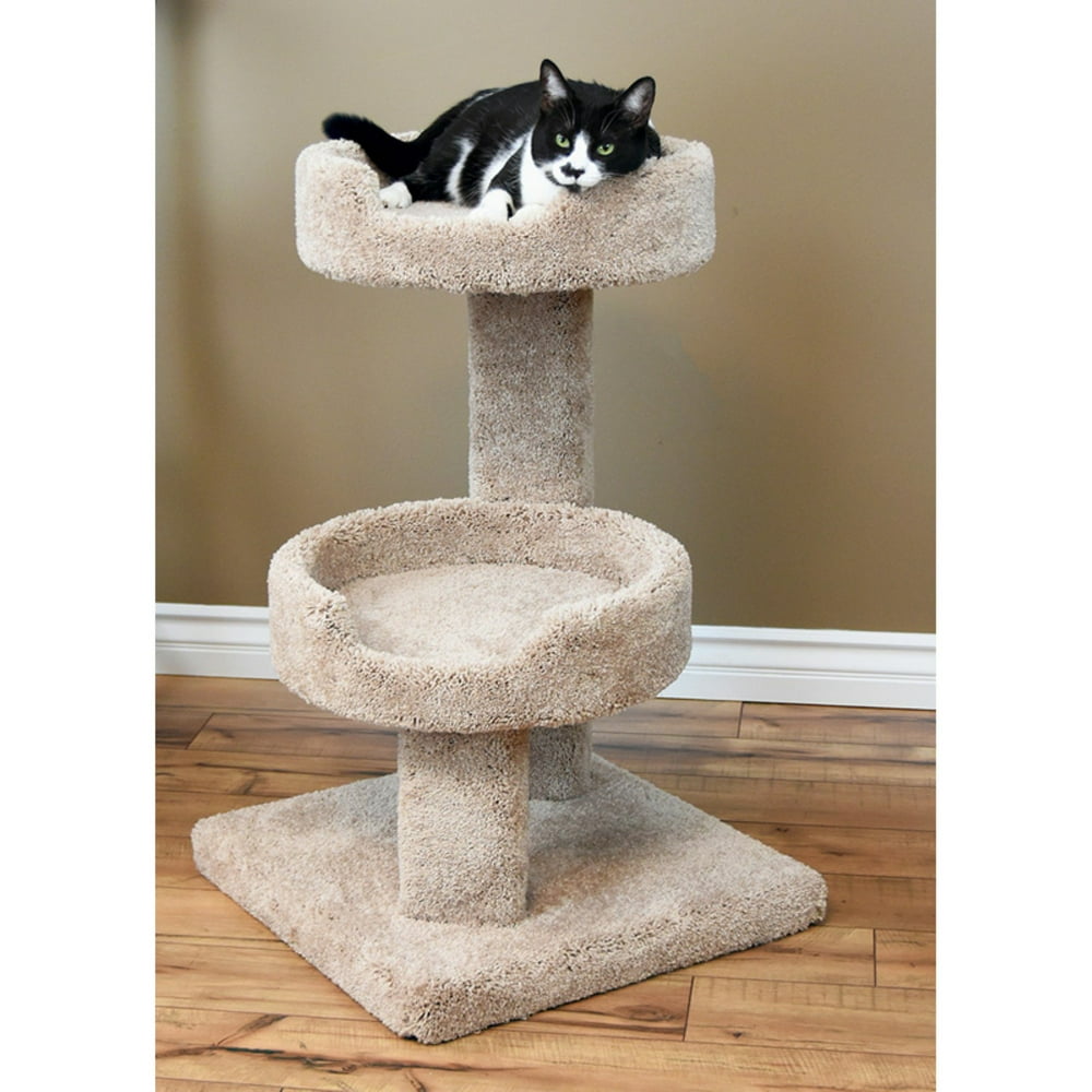 Prestige Cat Trees 32 in. Solid Wood Large Cat Sleeper Tree Walmart
