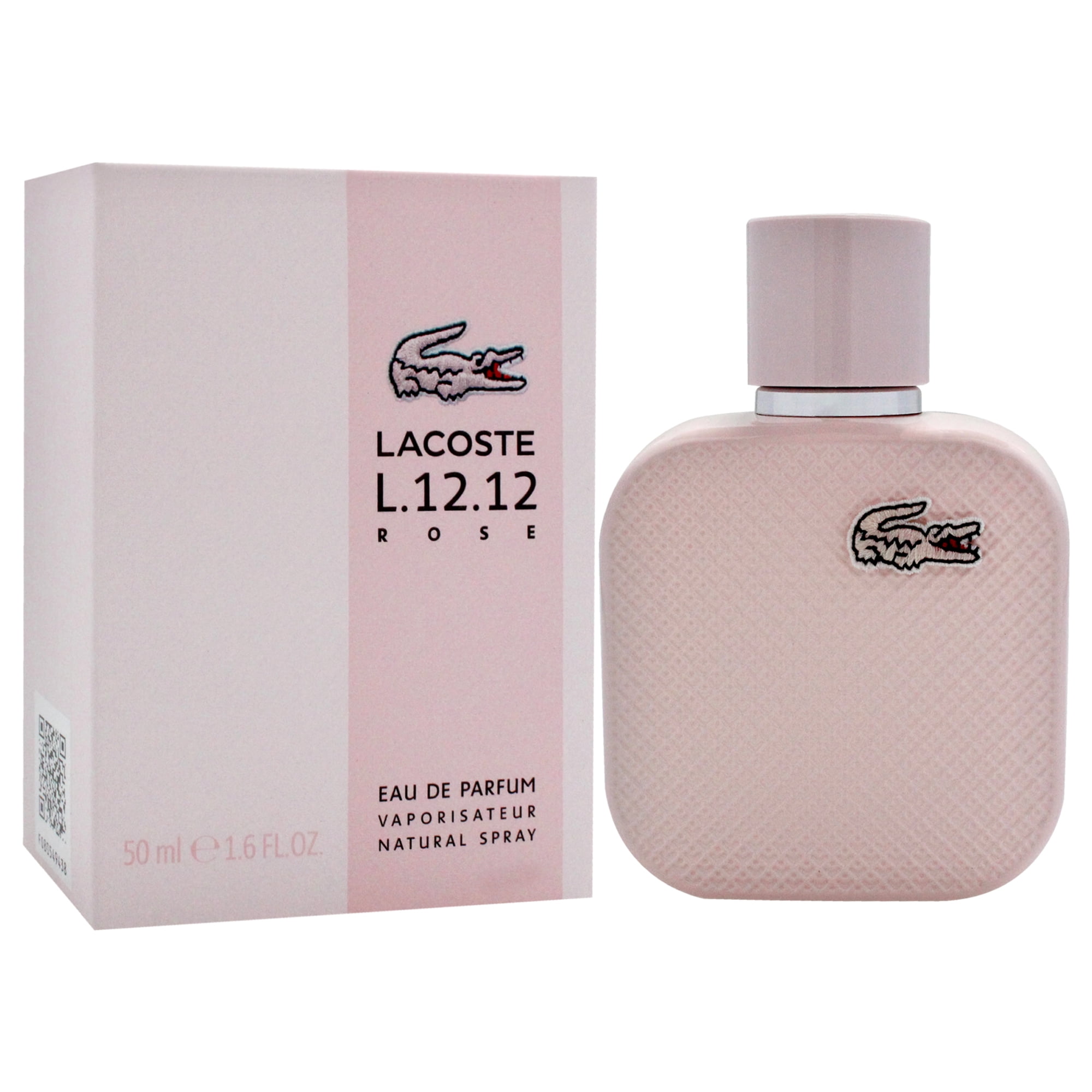 Lacoste L.12.12 Rose Perfume, 1.6 oz Eau De Parfum Spray, Floral