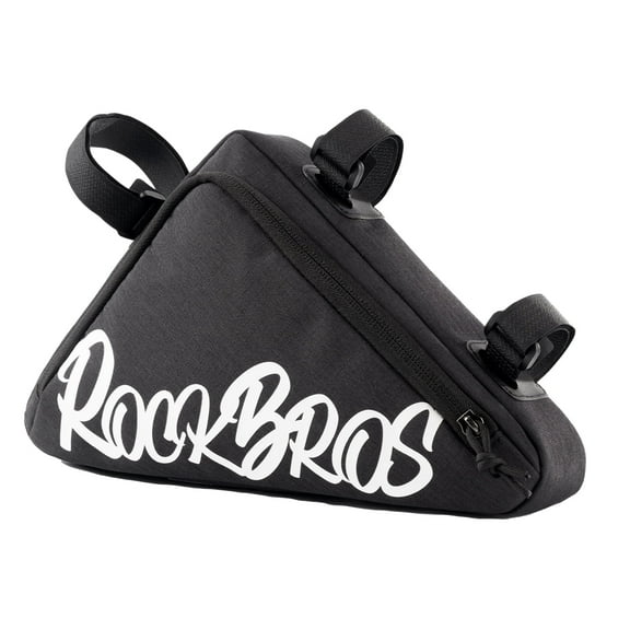 ROCKBROS Flash Painting Journey Series Cycling Triangle Bike Frame Bag Side Zipper Large Opening Urban Cycling Bags