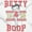 White, variant on Retro Betty Boop Cartoon 1930 Varsity Women's Graphic T Shirt Tees Brisco Brands S