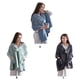 thumbnail image 4 of Qarigey La manta ligera del mantón de lana se mantiene caliente sin sentir la manta suave pesada del mantón de lana con los bolsillos Prendas para la parte del cuerpo gris, 4 of 6