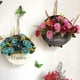 thumbnail image 3 of Xiao Hua Macetero de pared de metal y hierro para interior y exterior, ideal para barandillas, vallas, balcones, jardines y decoración del hogar, con ganchos desmontables (gris), 3 of 5