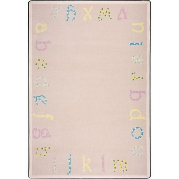 Kid Essentials Polka Dot ABCs Infants & Toddlers Rectangle Rugs  03 Multi Color - 7 ft. 8 in. x 10 ft. 9 in.