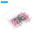 thumbnail image 3 of Uxcell Alfileres de Coser, Alfiler Recto de 1.5 Pulgadas con Cabeza de Perla Plástica, Rosa Claro, Paquete de 200, 3 of 6