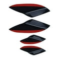 thumbnail image 1 of 4Pcs Universel Voiture Spoiler Canards Épaissi Protection Diffuseur Spoiler Noir, 1 of 8