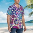 thumbnail image 5 of Kll Men'S Hawaiian Shirt Short Sleeve Button Down Beach Shirts-Cute Nautical, 5 of 8