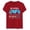 Red, variant on in April We Wear Blue Autism Awareness Women Autism T-Shirt (Army Green,L)