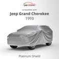 thumbnail image 2 of Platinum Shield Weatherproof SUV Cover Compatible with Jeep 2022-2024 Grand Cherokee - Outdoor - Protect from Water, Snow, Sun - Fleece Lining, 2 of 8