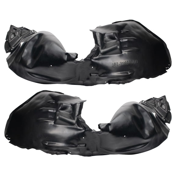 TRQ Front Inner Fender Liner Set Fits Select 2019-2023 Chevrolet Malibu GM1248301 GM1249301