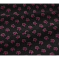 thumbnail image 5 of oneOone Viscose Jersey Fabric Floral & Flying Swan Block Print Sewing Fabric BTY 60 Inch Wide, 5 of 5