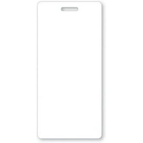 Blank White Badge Buddy - Vertical Heavy Duty Spill & Tear Resistant Cards - 2 Sided Quick Role Identifier ID Buddies  - Specialist ID (White)