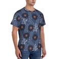 thumbnail image 5 of Rocae Sunflowers for Men's Moisture-Wicking Crew Tee - T-Shirt for Sports, Outdoor Activities, and Casual WearX-Large, 5 of 9