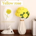 thumbnail image 5 of Somnr Artificial Roses - for Weddings, Home Decor, DIY Bouquets, 25 Pcs Yellow, 5 of 8
