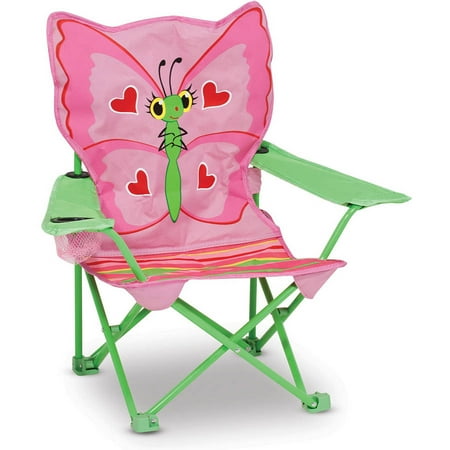 Melissa & Doug Sunny Patch Bella Butterfly Outdoor Folding Lawn and Camping Chair